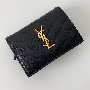 Ysl black wallet